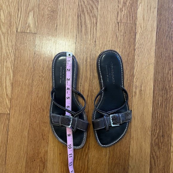 Donald J Plainer Goia Sandals Sz 8.5 Made In Italy - Picture 14 of 16